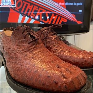 🔥EUC AUTHENTIC FOOT JOY ITALIAN CROCODILE SHOES SIZE 13. Make an offer